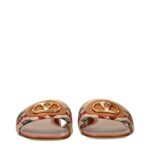 Valentino Garavani Beige Raffia Slippers - Image 3