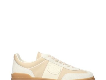 Valentino Garavani Beige Fabric Low Top Sneakers