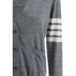 Thom Browne Gray Merino Wool Polo Shirt - Image 3