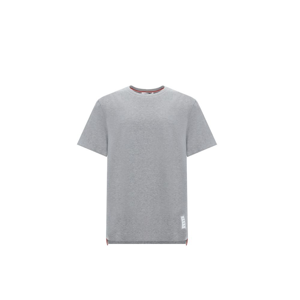 9837274.jpeg Thom Browne Gray Cotton T-Shirt - Image 1