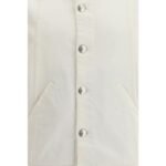 Brunello Cucinelli White Cotton Denim Jacket - Image 3