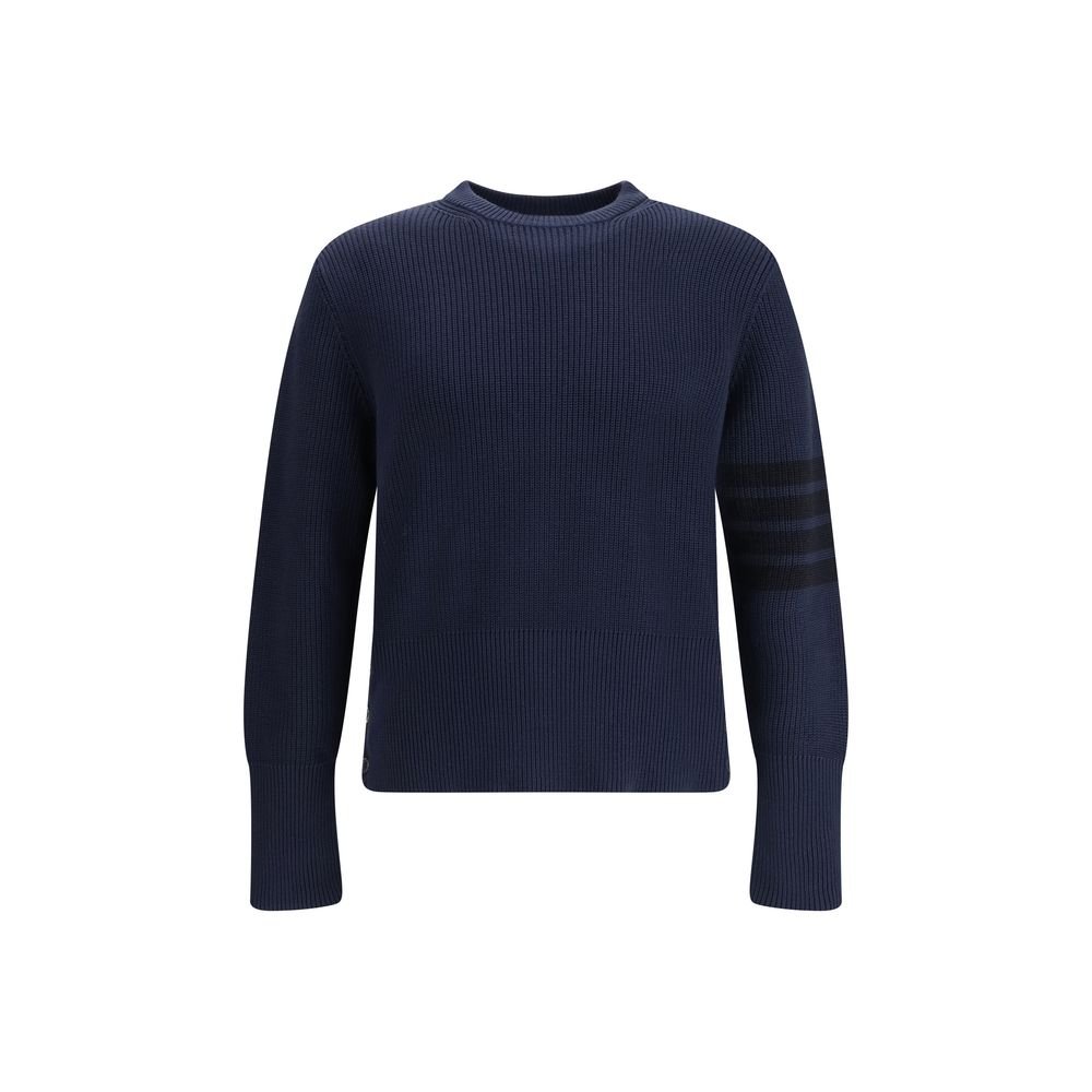 9901718.jpeg Thom Browne Blue Cotton Sweatshirt - Image 1