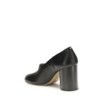Maison Margiela Black Calf Leather Bos Taurus Platform Pumps - Image 3