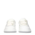 Givenchy White Leather Low Top Sneakers - Image 3