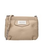 Maison Margiela Beige Leather Crossbody Bag