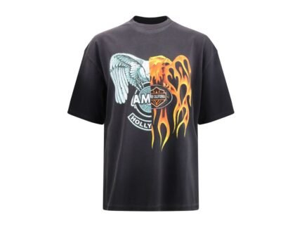 Amiri Black Cotton T-Shirt