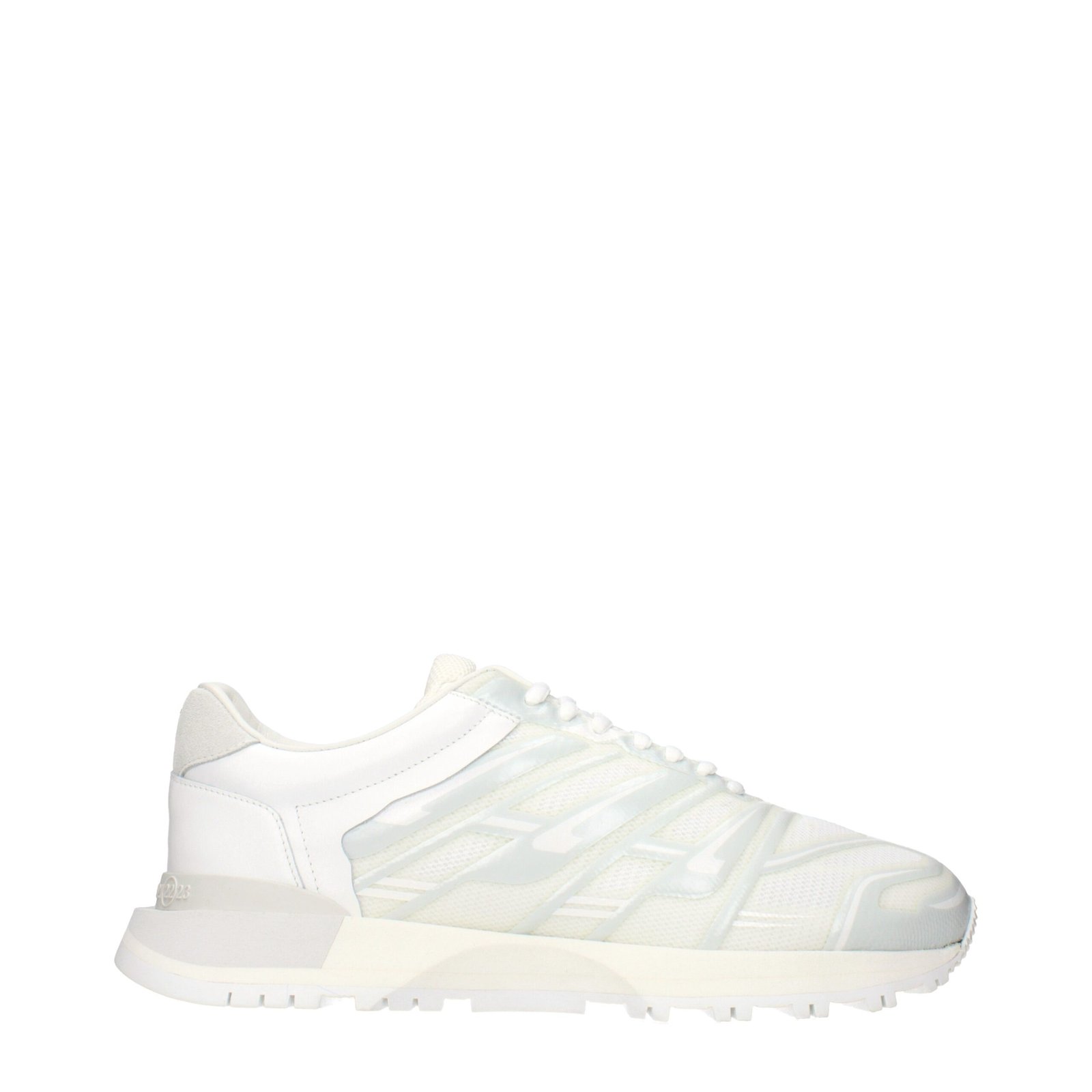 9958199.jpeg Maison Margiela White Fabric Athletic Sneakers - Image 1