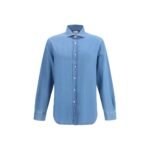 Brunello Cucinelli Blue Denim Shirt